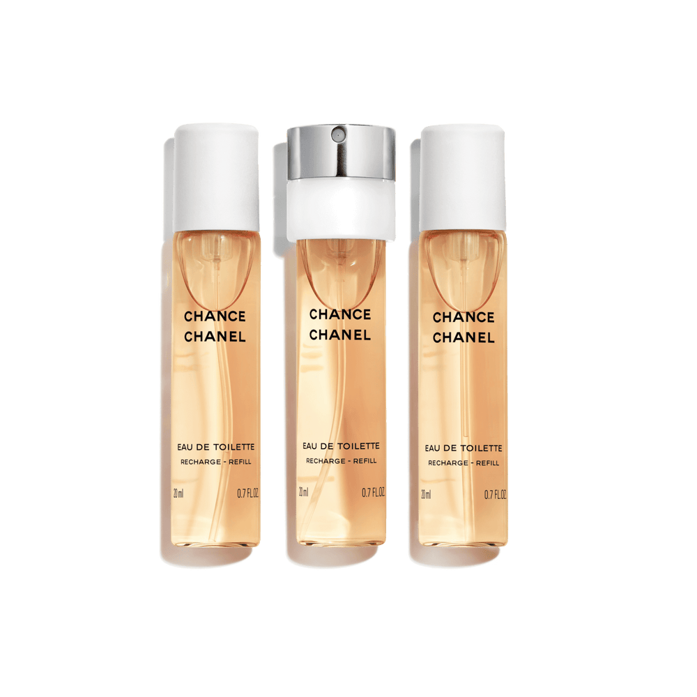 CHANCE Eau de Toilette Twist and Spray – Refill - 3x0.7 FL. OZ. Refill