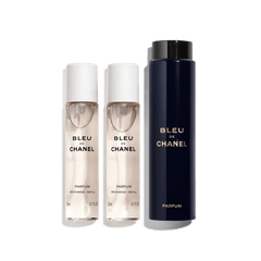 BLEU DE CHANEL Parfum Twist and Spray - 3x0.7 FL. OZ.