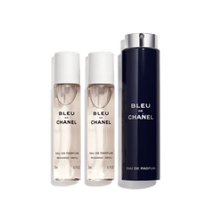 BLEU DE CHANEL Eau de Parfum Twist and Spray (EDP) - 3x0.7 FL. OZ.