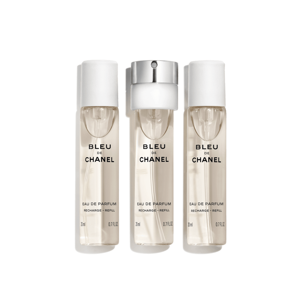 BLEU DE CHANEL Eau de Parfum Twist and Spray – Refill - 3x0.7 FL. OZ. Refill