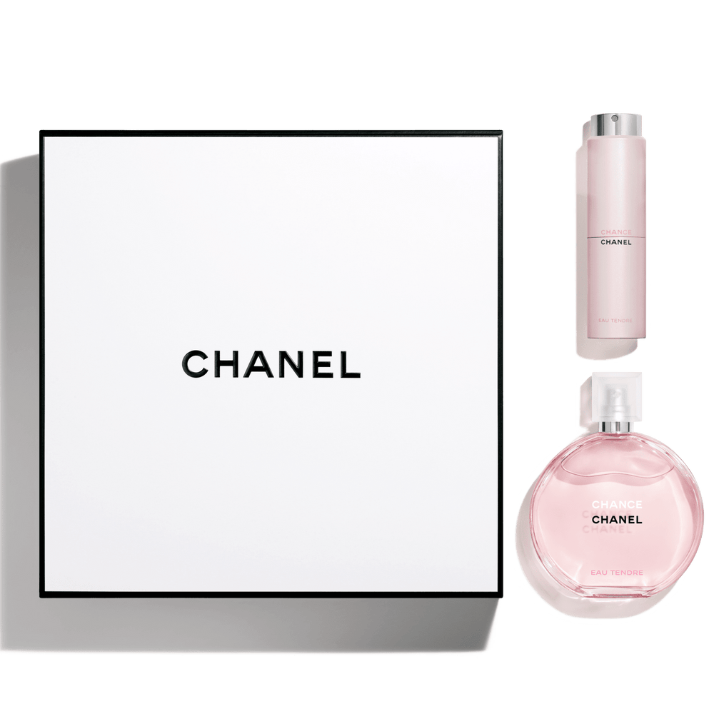 CHANCE EAU TENDRE SET 3.4 fl. oz. Eau de Toilette Twist and Spray Set - 1 Piece