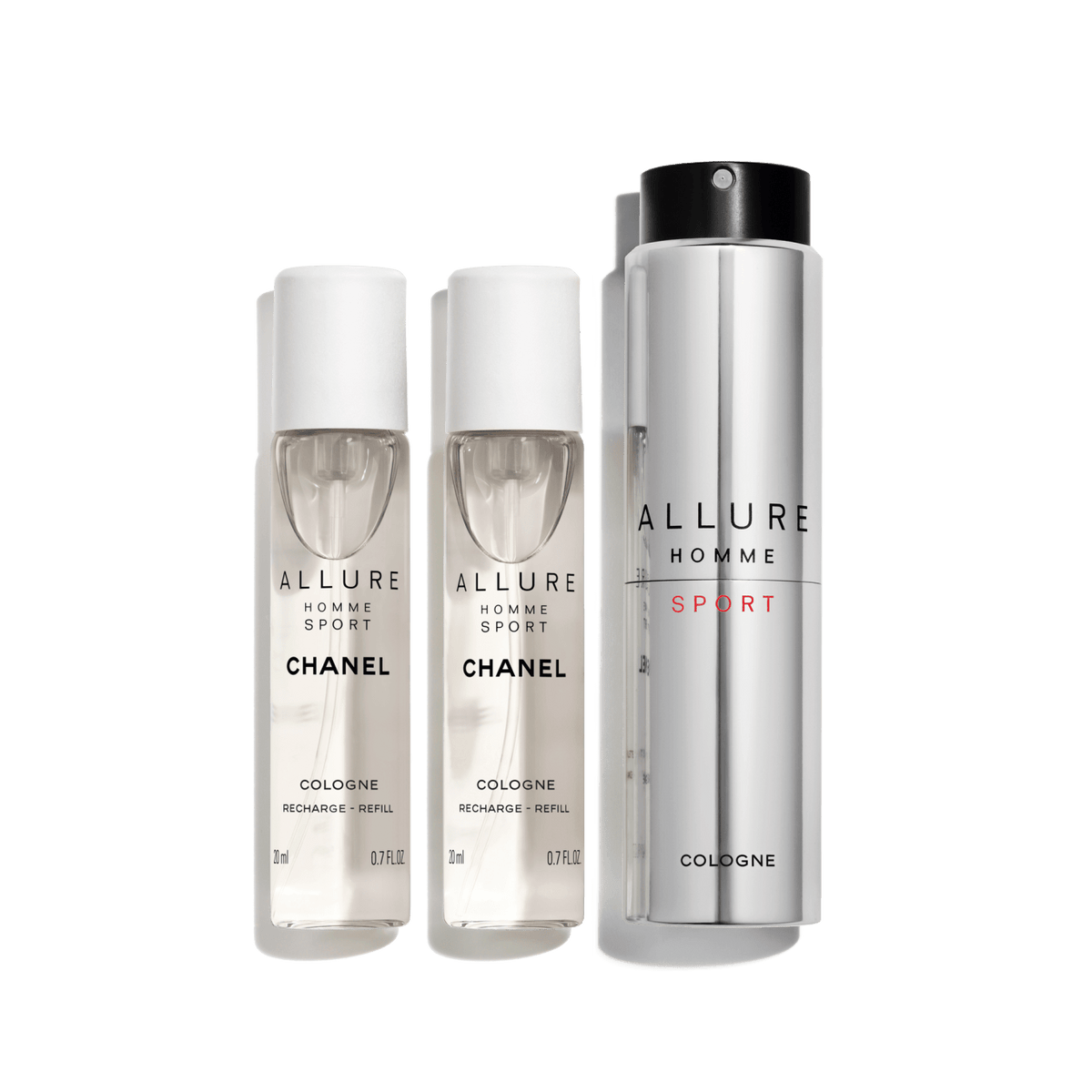 ALLURE HOMME SPORT Cologne Twist and Spray - 3x0.7 FL. OZ.