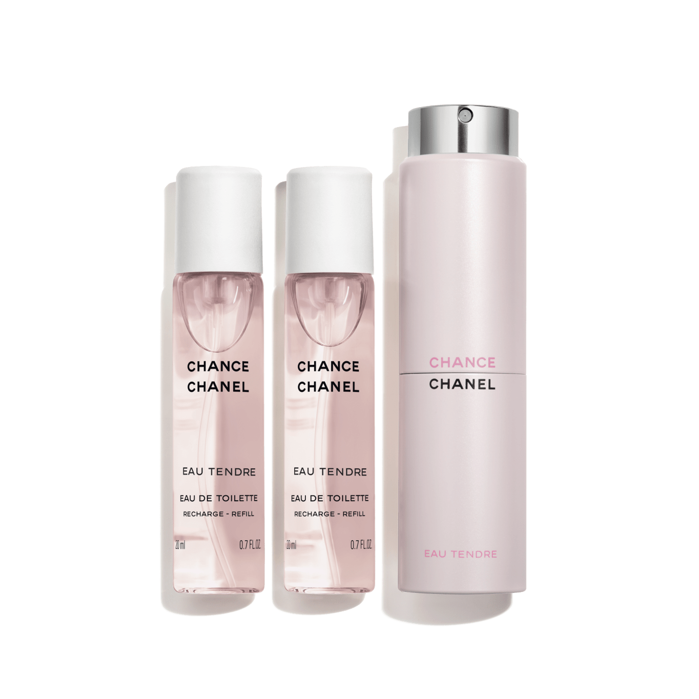 CHANCE EAU TENDRE Eau de Toilette Twist and Spray (EDT) - 3x0.7 FL. OZ.