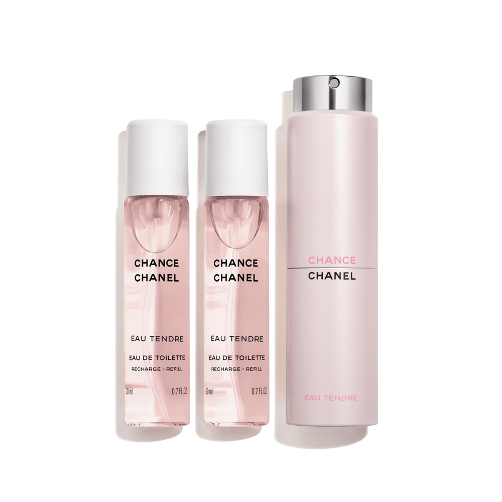CHANCE EAU TENDRE Eau de Toilette Twist and Spray (EDT) - 3x0.7 FL. OZ.