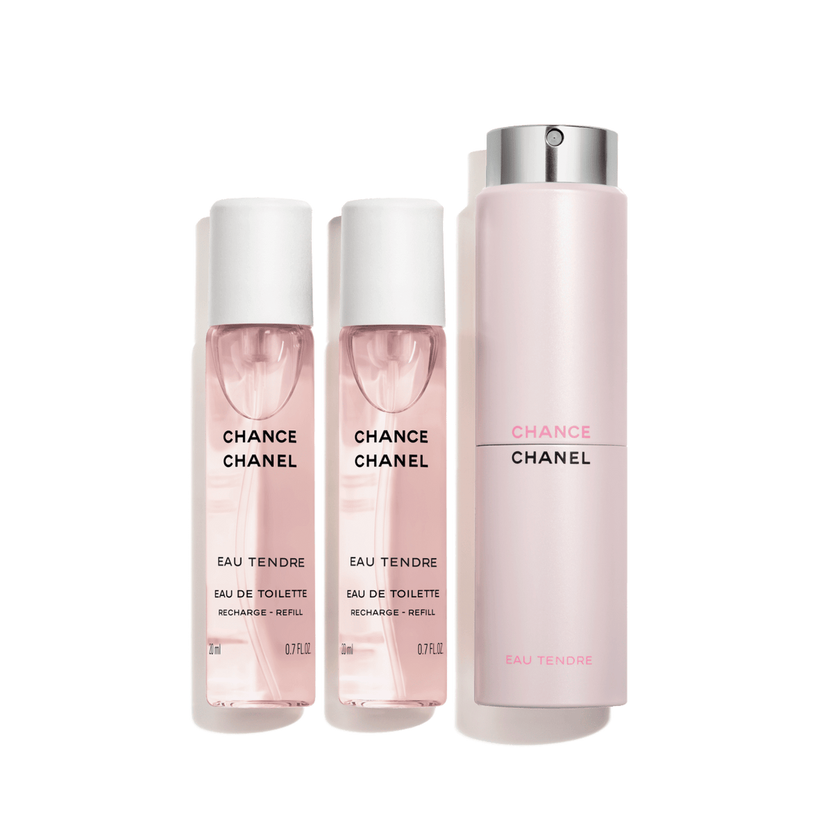 CHANCE EAU TENDRE Eau de Toilette Twist and Spray (EDT) - 3x0.7 FL. OZ.