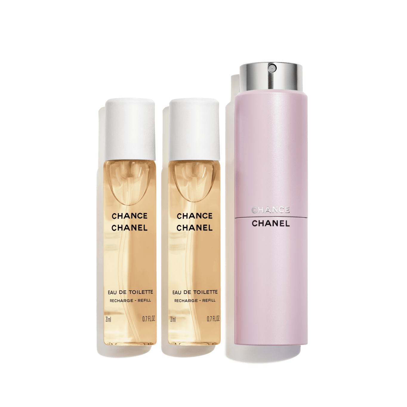 CHANCE Eau de Toilette Twist and Spray (EDT) - 3x0.7 FL. OZ.