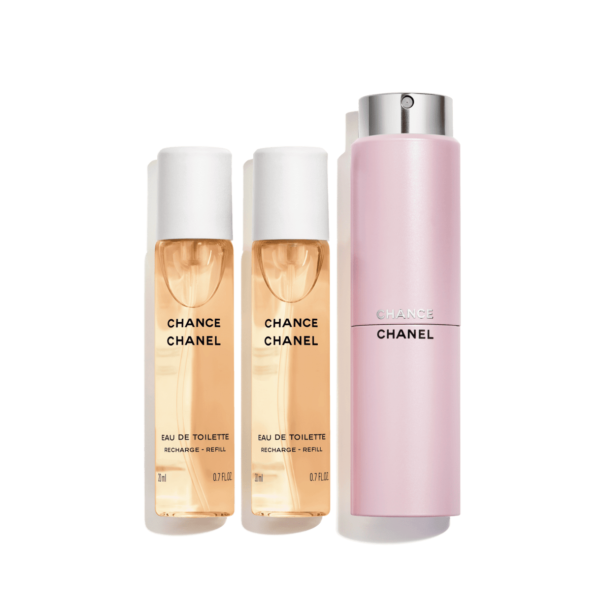 CHANCE Eau de Toilette Twist and Spray (EDT) - 3x0.7 FL. OZ.