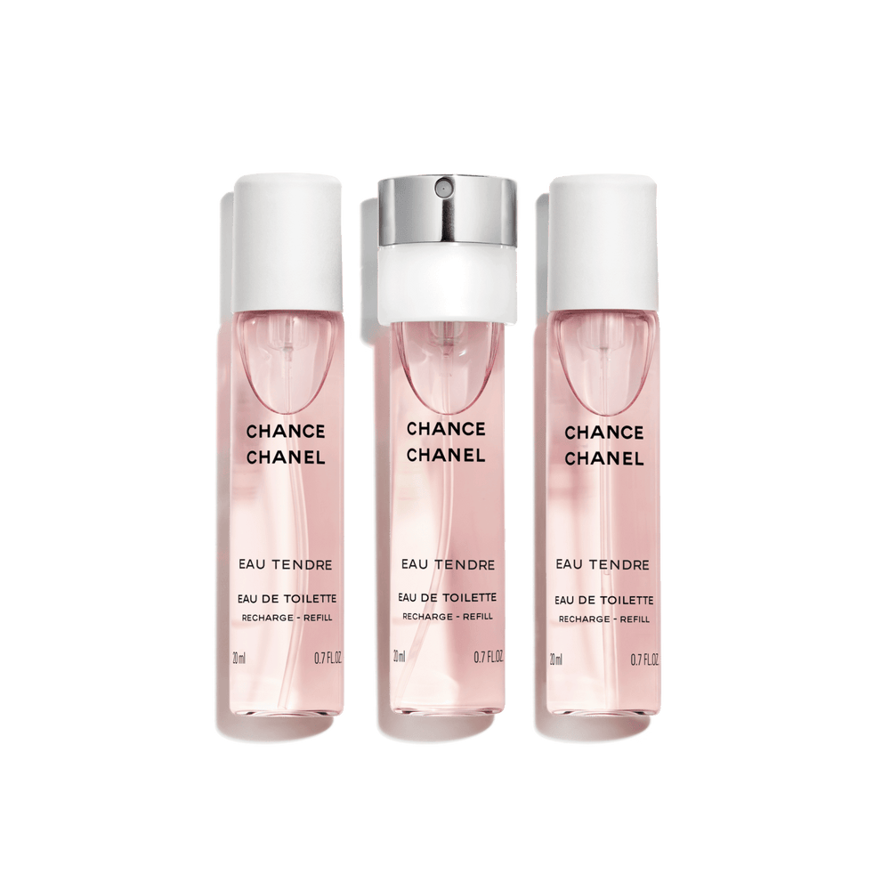 CHANCE EAU TENDRE Eau de Toilette Twist and Spray (EDT) - 3x0.7 FL. OZ.