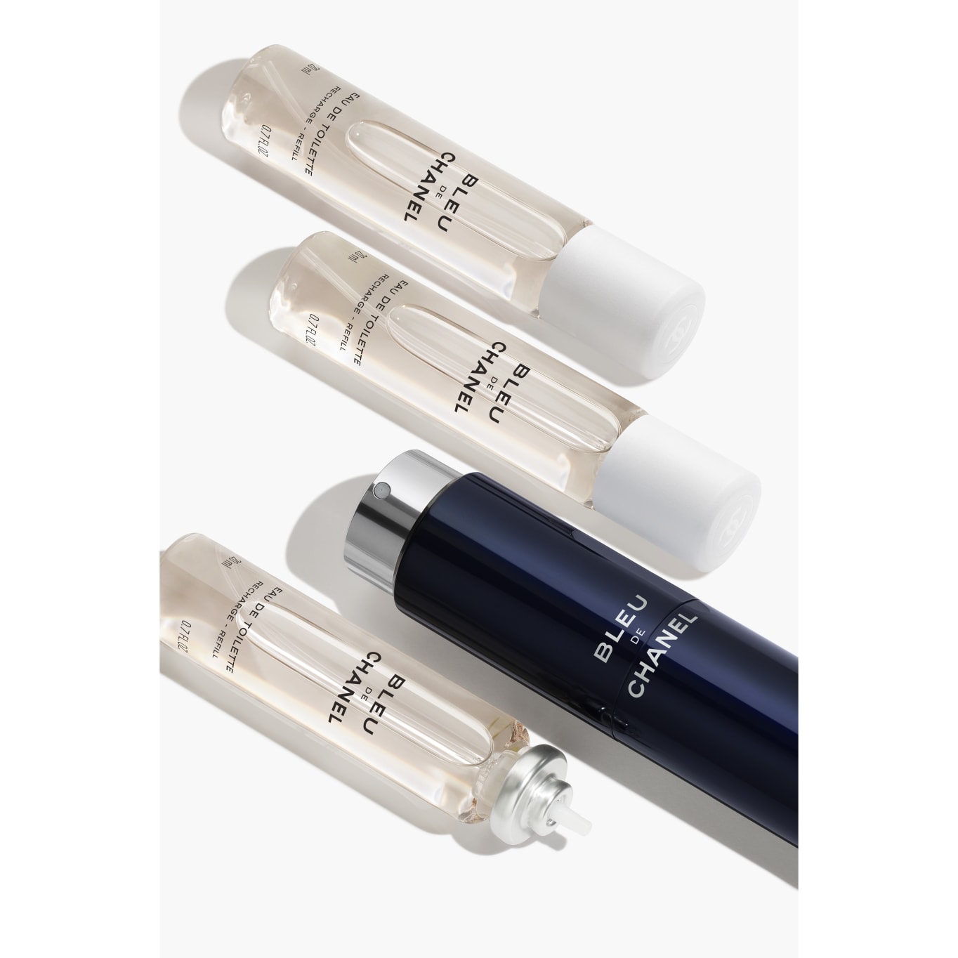 BLEU DE CHANEL Eau de Toilette Twist and Spray (EDT) - 3x0.7 FL. OZ.