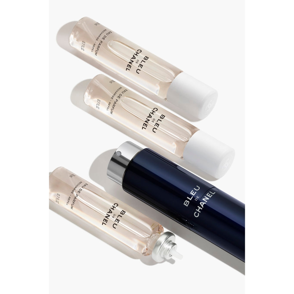 BLEU DE CHANEL Eau de Parfum Twist and Spray (EDP) - 3x0.7 FL. OZ.