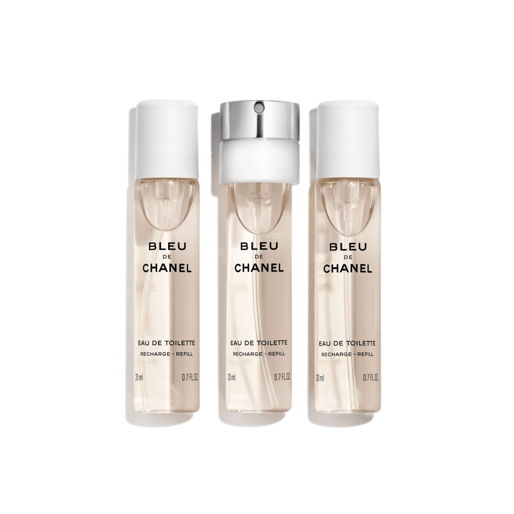 BLEU DE CHANEL Eau de Toilette Twist and Spray (EDT) - 3x0.7 FL. OZ.