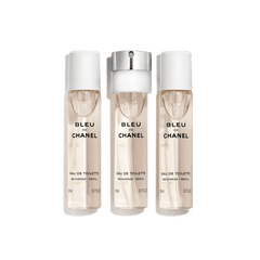 BLEU DE CHANEL Eau de Toilette Twist and Spray (EDT) - 3x0.7 FL. OZ.