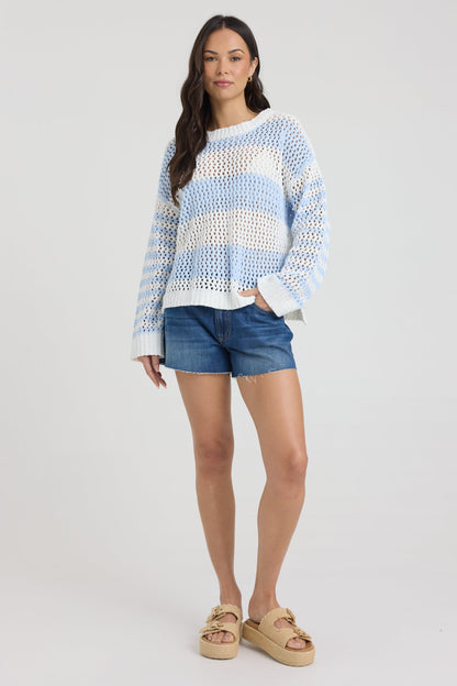 Vintage Havana Open Knit Sweater