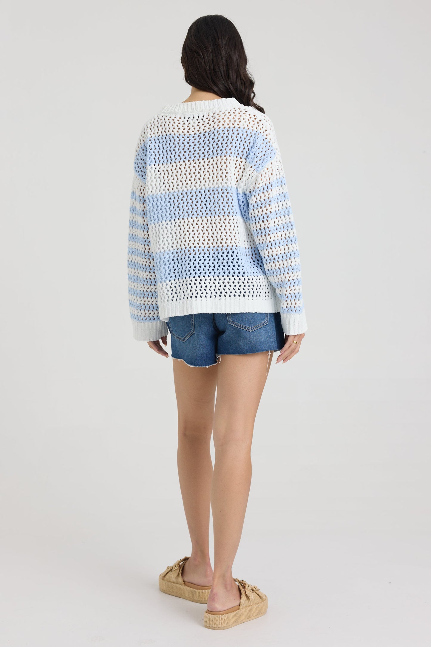 Vintage Havana Open Knit Sweater