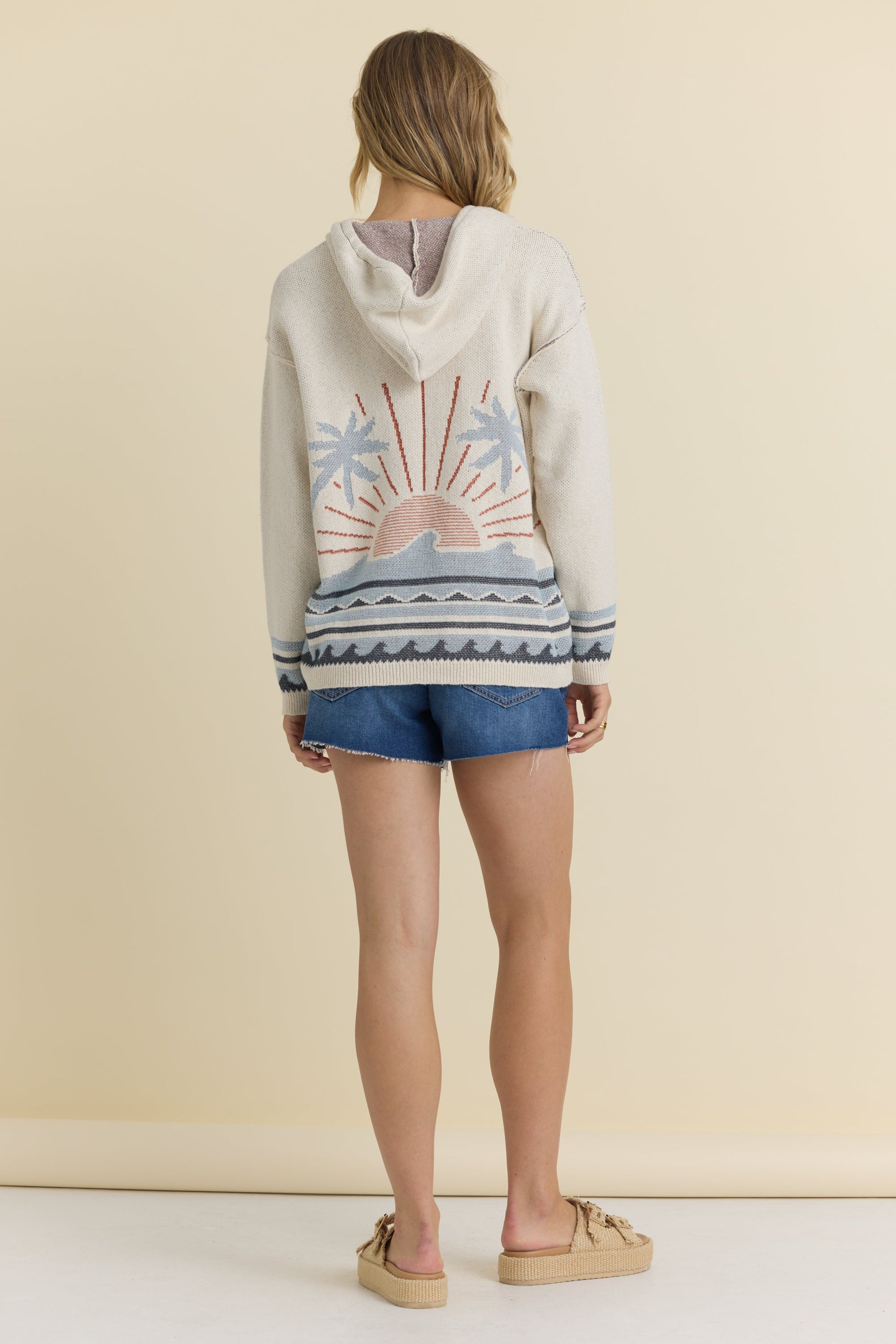 Vintage Havana Jacquard Baja Sweater