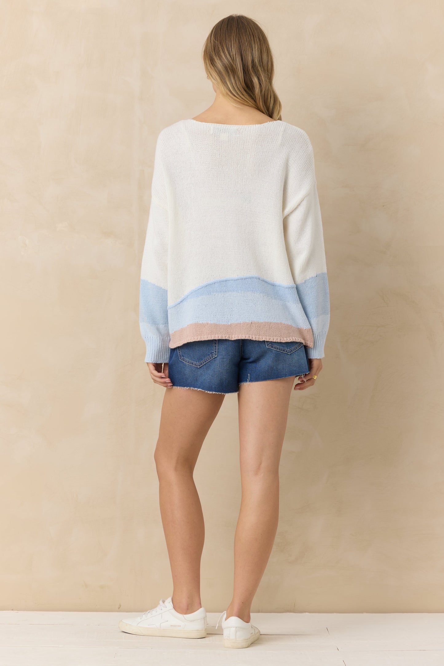 Vintage Havana Ocean Sunrise Knit Sweater