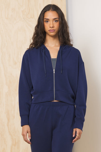 Vintage Havana Navy Cloud Fleece 2-Piece Set