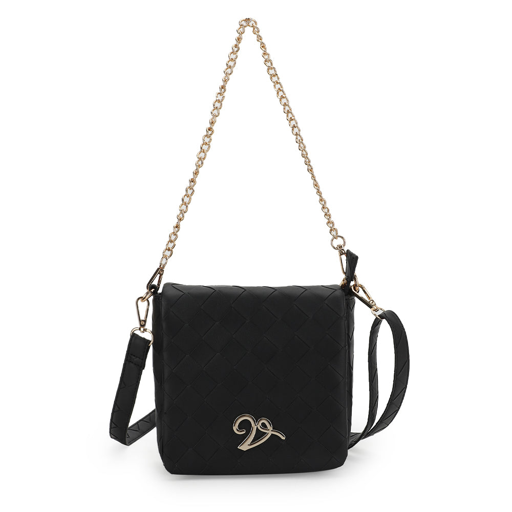 BLACK Vintage Havana ALLIE BAG - BLACK