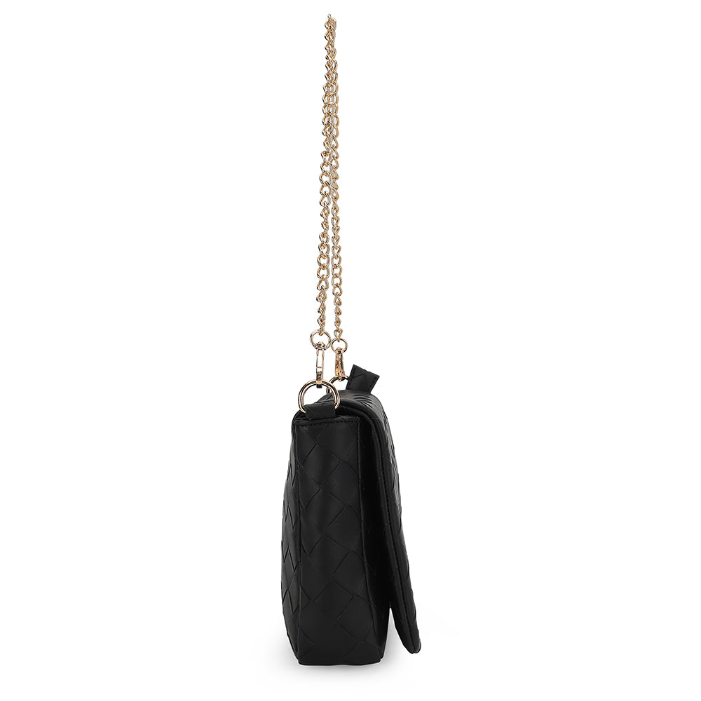 BLACK Vintage Havana ALLIE BAG - BLACK