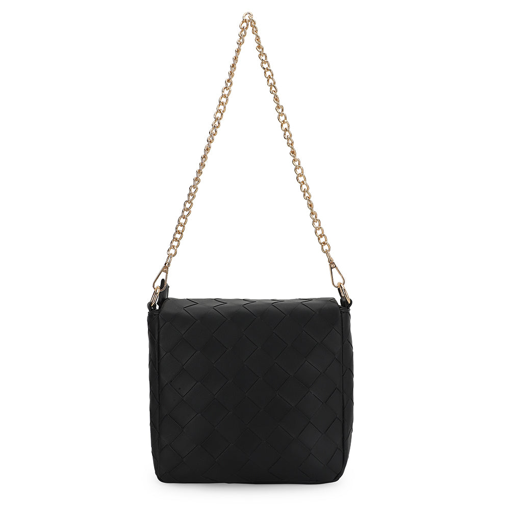 BLACK Vintage Havana ALLIE BAG - BLACK