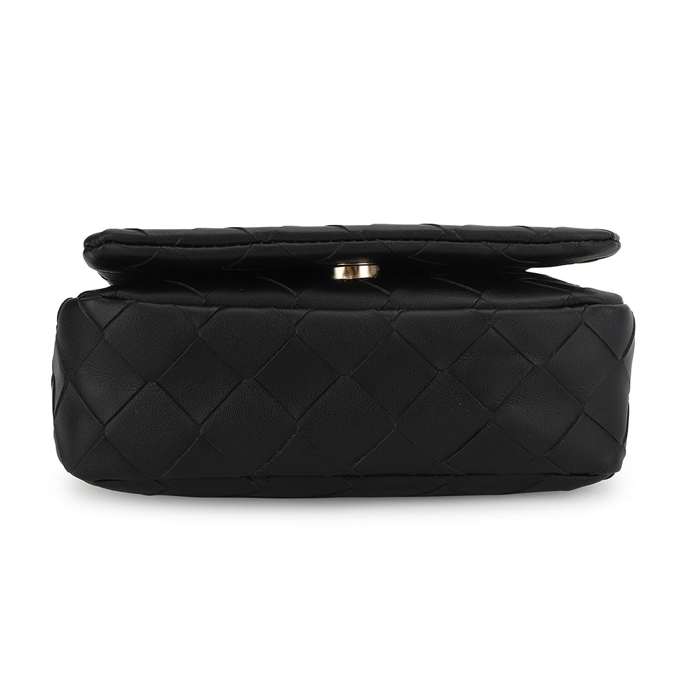 BLACK Vintage Havana ALLIE BAG - BLACK