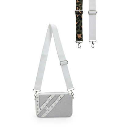 SILVER Vintage Havana JOYCE BAG - SILVER