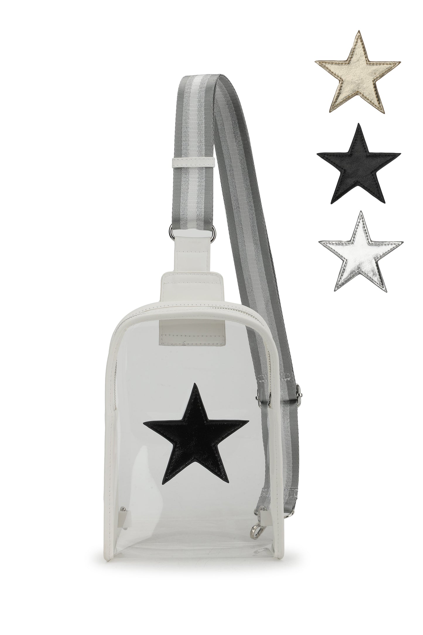 Clear White Vintage Havana Alexa Bag - Clear White