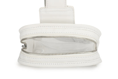 Clear White Vintage Havana Alexa Bag - Clear White