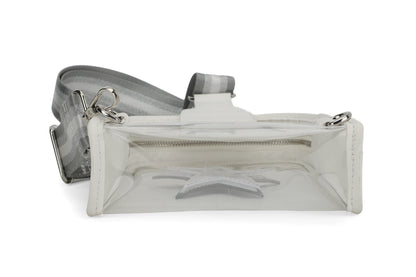 Clear White Vintage Havana Alexa Bag - Clear White