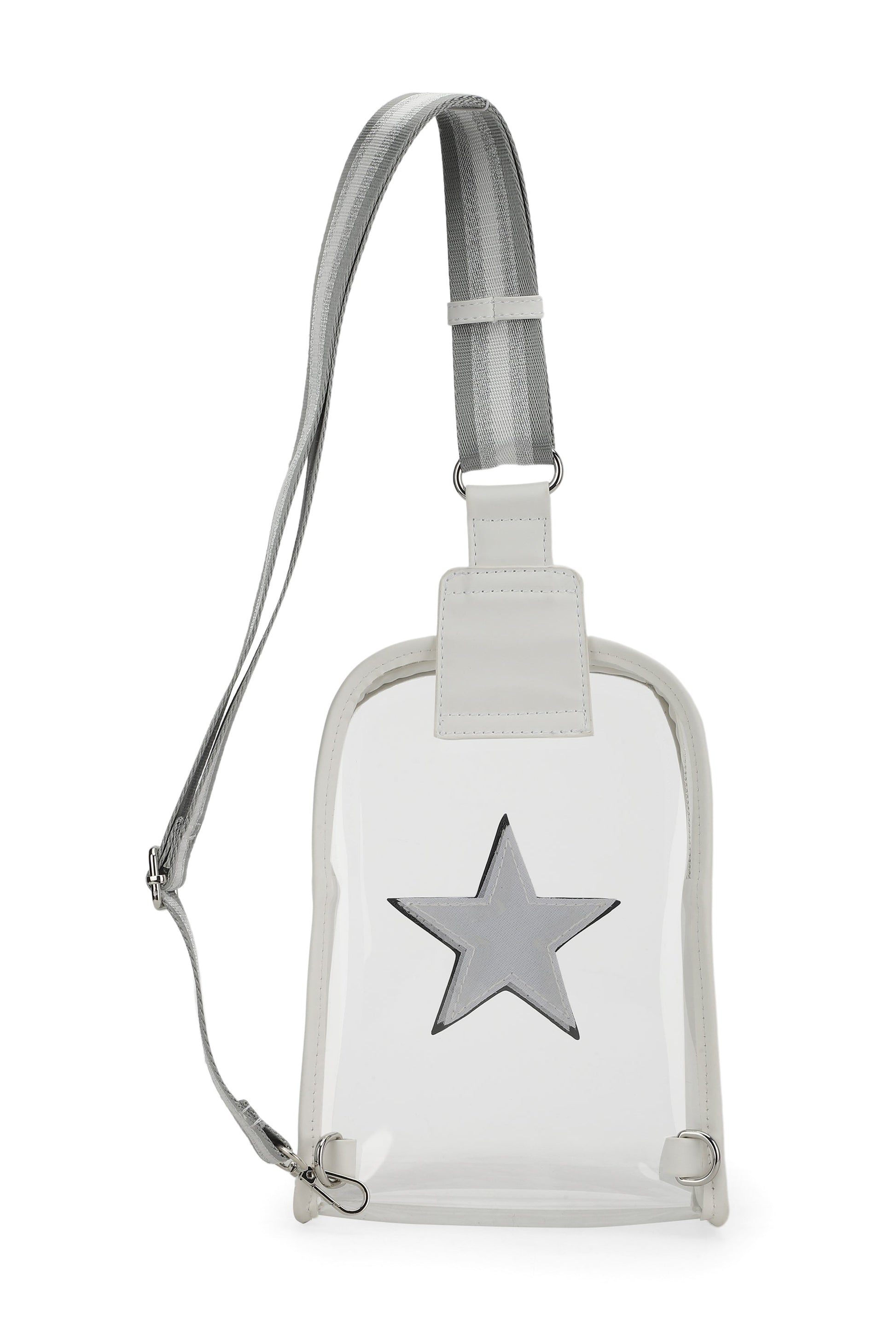 Clear White Vintage Havana Alexa Bag - Clear White
