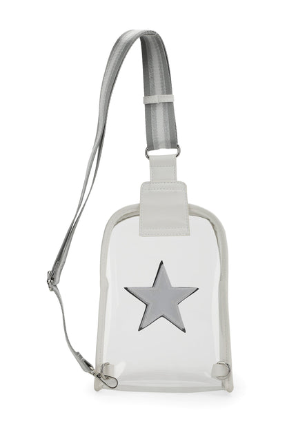 Clear White Vintage Havana Alexa Bag - Clear White