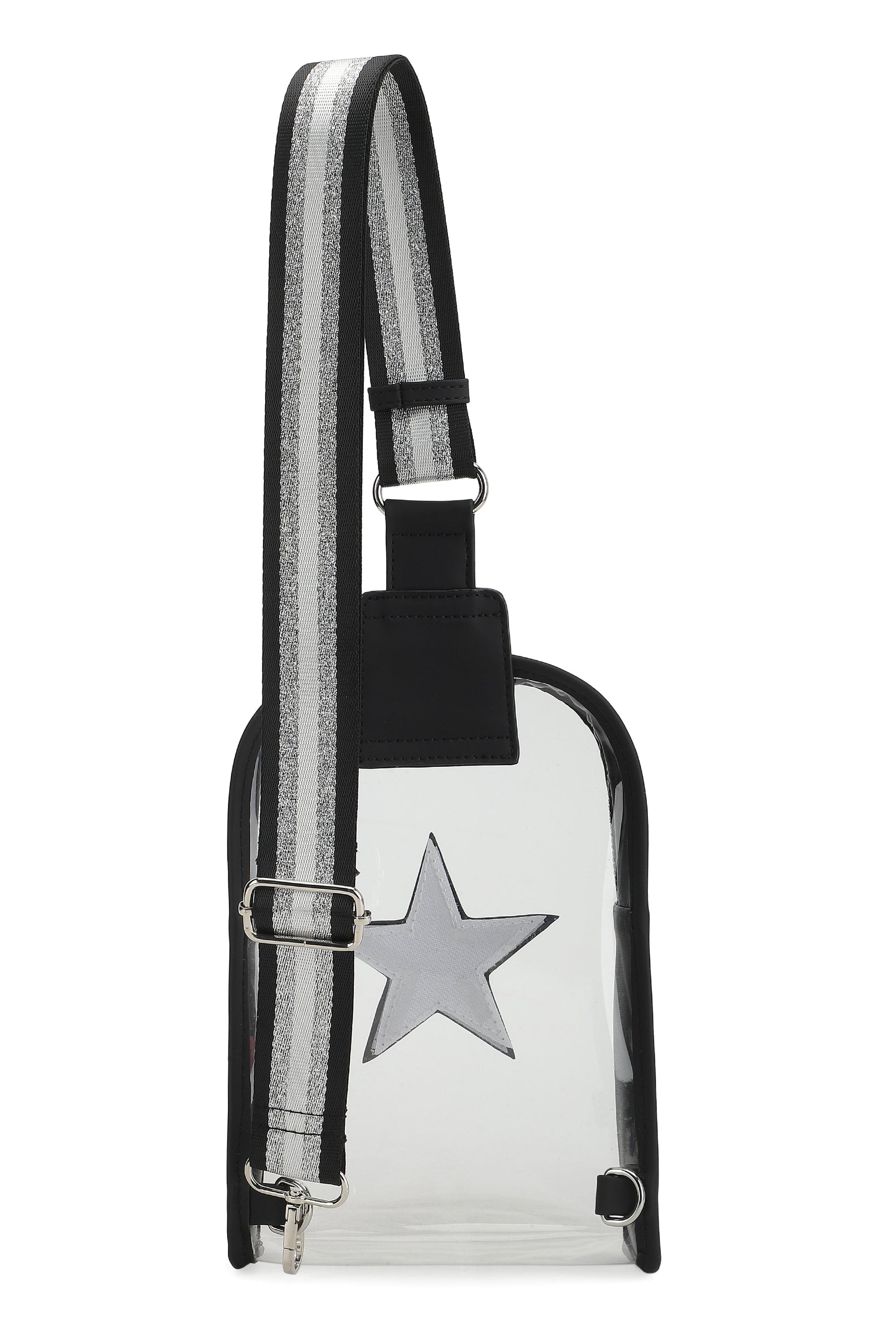 Clear Black Vintage Havana Alexa Bag - Clear Black