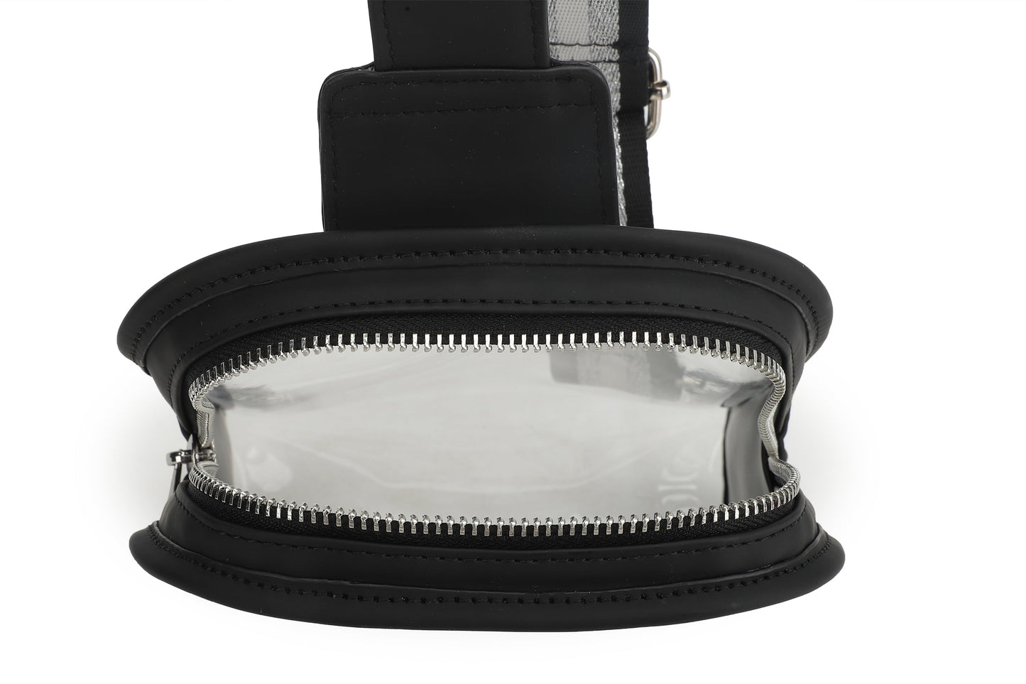 Clear Black Vintage Havana Alexa Bag - Clear Black
