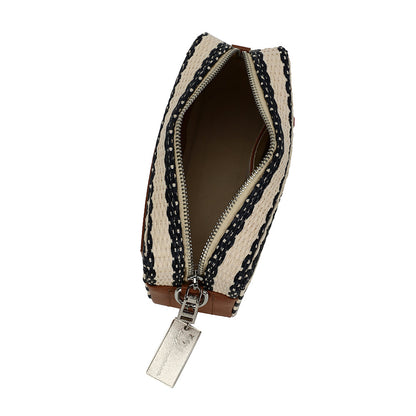 BLUE RAFIA Vintage Havana MINI MEME - BLUE RAFIA