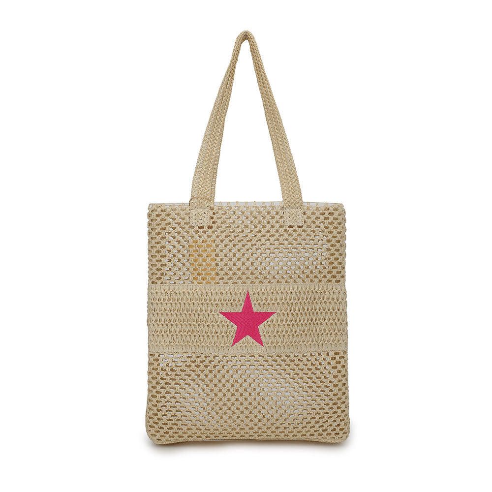 PINK/CROCHET Vintage Havana BASIC BAG 1 - PINK/CROCHET