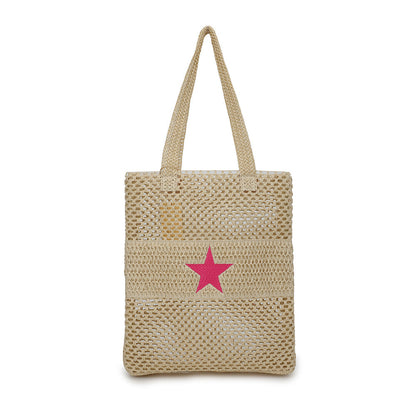 PINK/CROCHET Vintage Havana BASIC BAG 1 - PINK/CROCHET