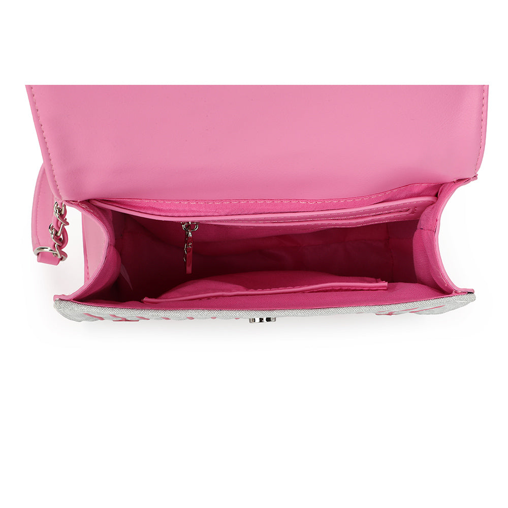 WHITE PINK Vintage Havana OLIVIA BAG-WHITE PINK