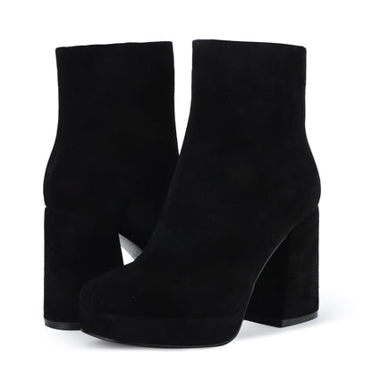 BLACK SUEDE Vintage Havana BAYSIDE - BLACK SUEDE