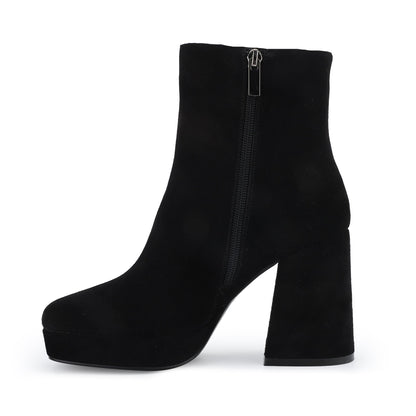 BLACK SUEDE Vintage Havana BAYSIDE - BLACK SUEDE