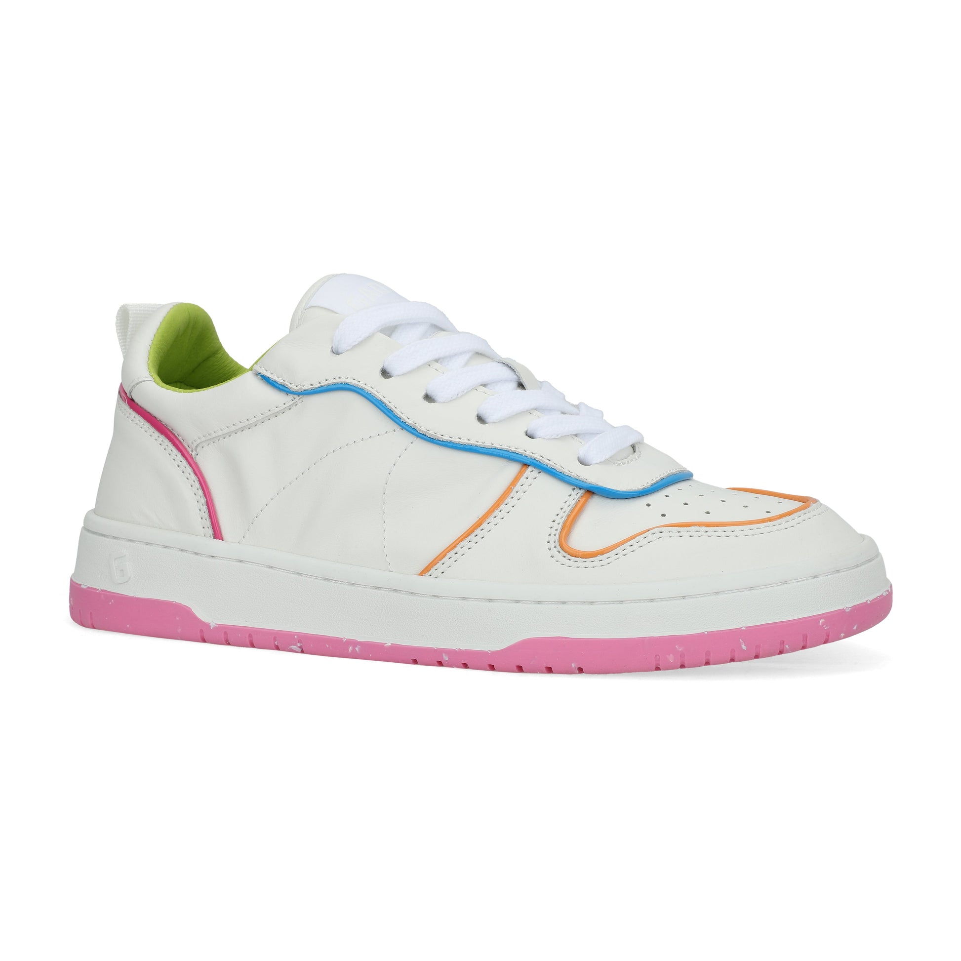 WHITE STITCH MULTI Vintage Havana GADOL STYLE 1 - WHITE STITCH MULTI