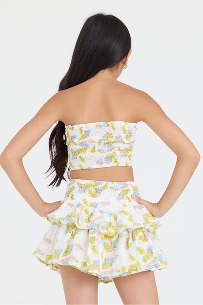 Vintage Havana Kids Strapless Double Twist Top