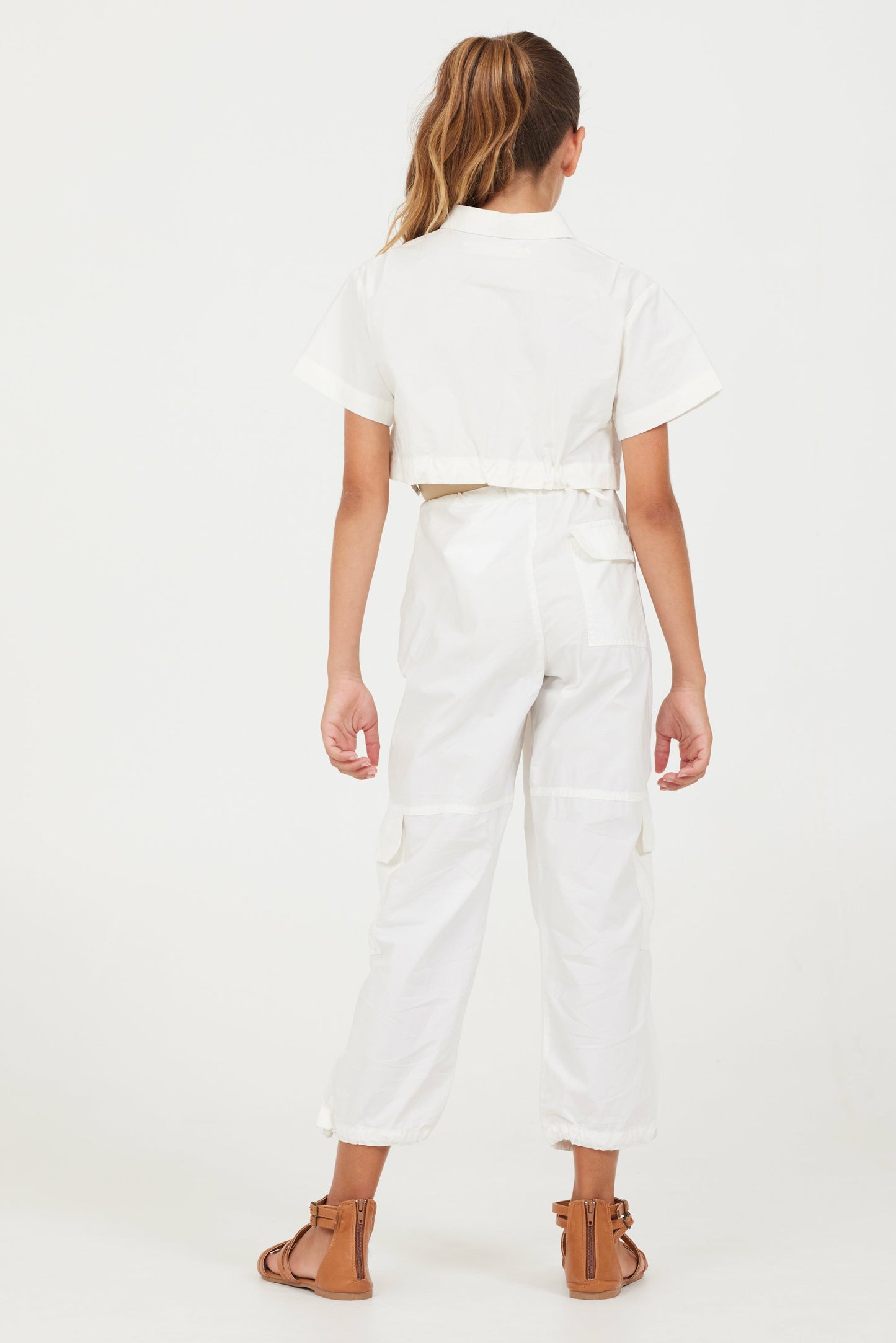 Vintage Havana Oyster Cropped Button Down