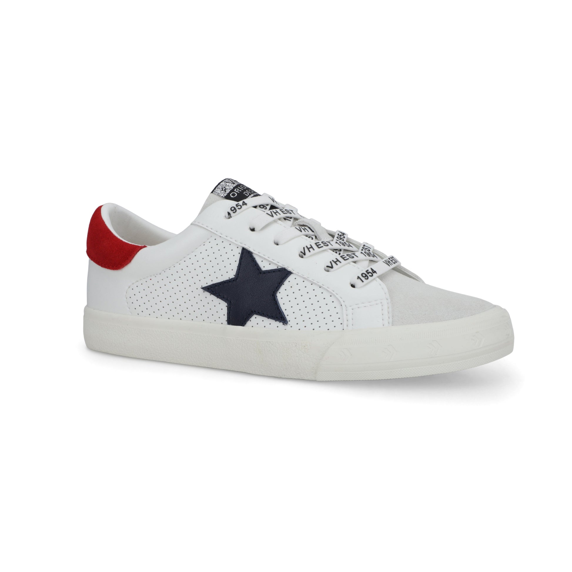WHITE NAVY RED Vintage Havana GRANDE - WHITE NAVY RED