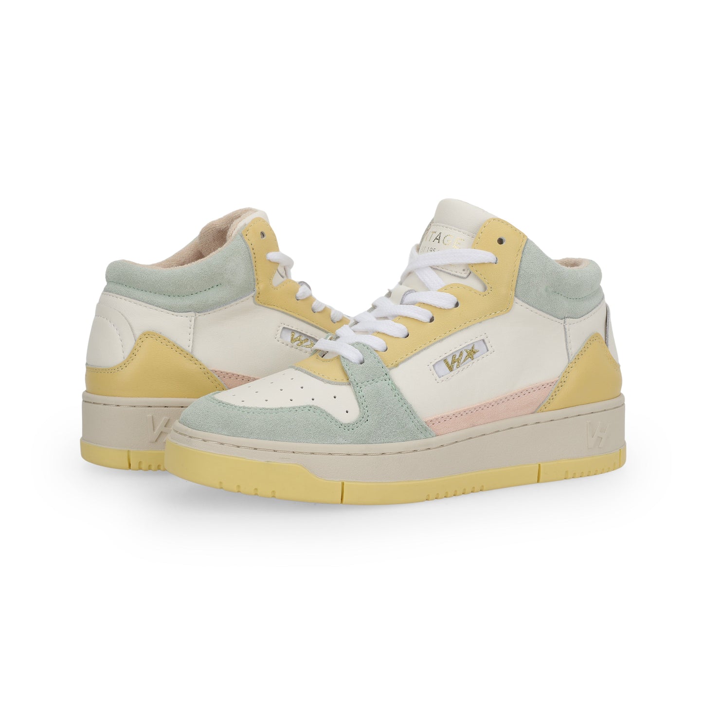 WHITE PALE YELLOW MINT Vintage Havana CELESTE 2 - WHITE PALE YELLOW MINT